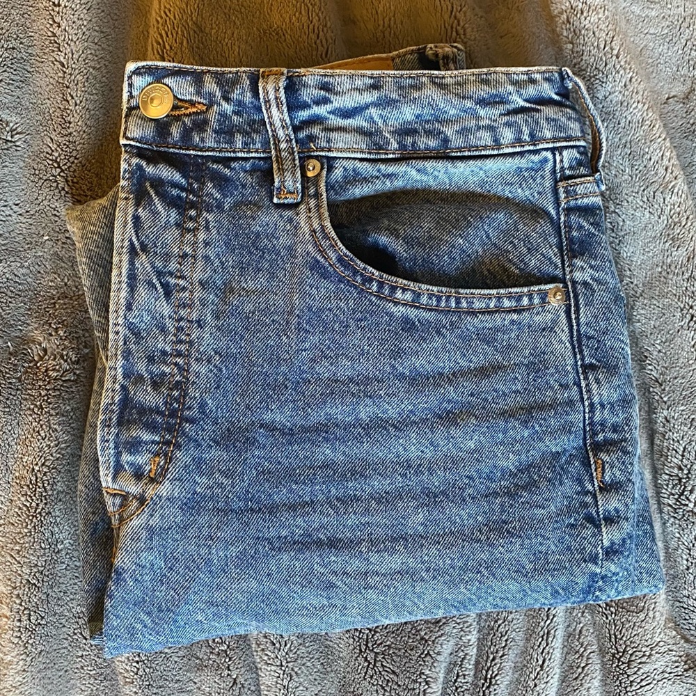H&M Acid Wash Mom Jeans